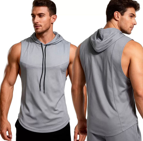 Cross-Border Sports Vest for Men, Summer Tight-Fitting Base Layer Fitness Top, Basketball Training Quick-Dry Running Vest